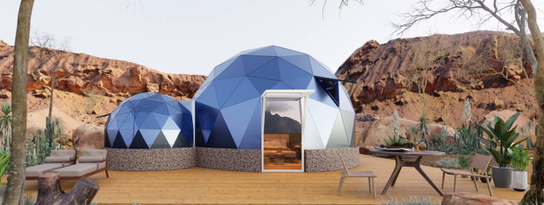 湟中县球形智能光伏玻璃星空房